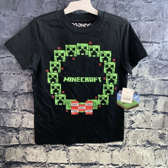 Minecraft Other - Minecraft XS Creeper Holiday Short Sleeve Graphic T-Shirt